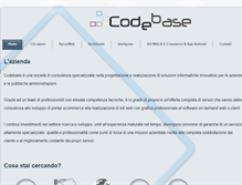 Tablet Screenshot of codebase.it